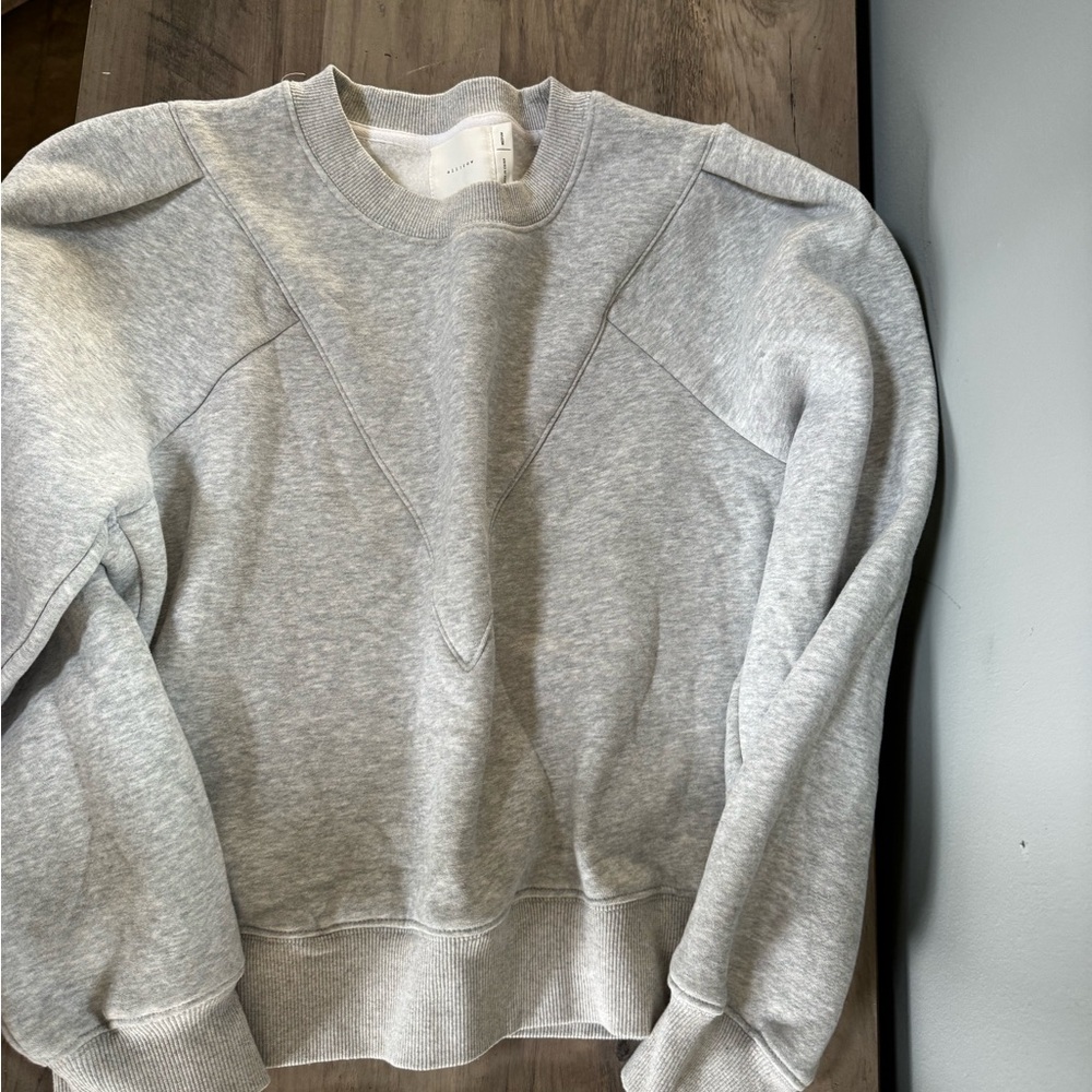 all:row Light Gray Crew Sweatshirt - Picture 2 of 7